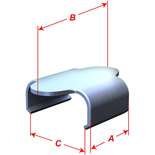 Camso AFT120107 Track Clip - Replaces Camoplast 012-0101