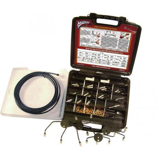 Magnum 499002 Build Your Own Brake Line Master Builder Kit - Black
