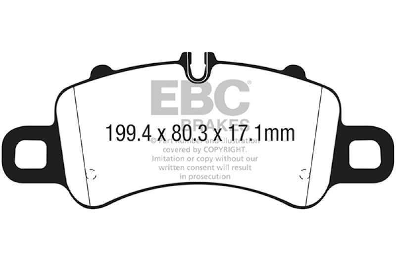 Load image into Gallery viewer, Ebc DP42307R EBC Yellowstuff Brake Pad Sets
