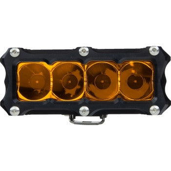 Heretic Studio 50414 4in. 6-Series Spot Light - Black with Amber Lens
