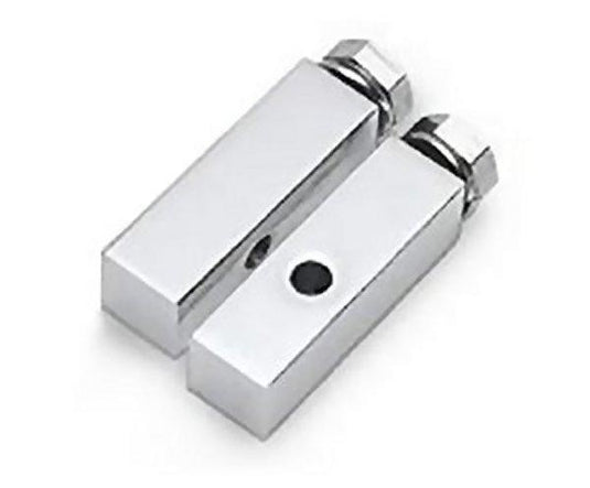 Drag Specialties DS253055 5/8in. Square Footpeg Mounting Blocks - 4in.