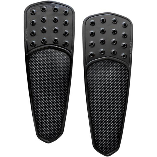 Accutronix FBF91-DTB Extended Drilled Vintage Floorboards - Rubber Heel - Black