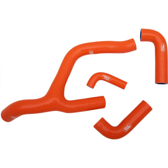 Moose Racing KTM-53-OR Race Fit Radiator Hose Kit without Clamps - 3 - Orange