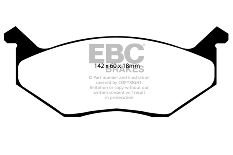 Load image into Gallery viewer, Ebc DP3678C EBC Redstuff Brake Pad Sets
