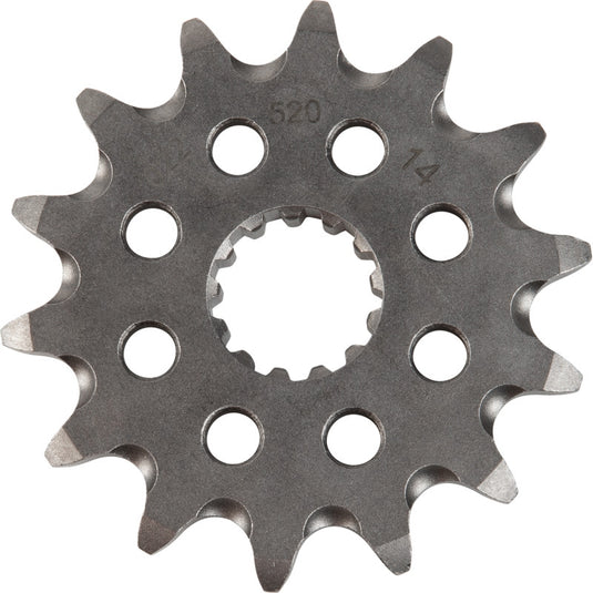 Moto-Master 610221114 Steel Front Sprocket - 14T (Natural)