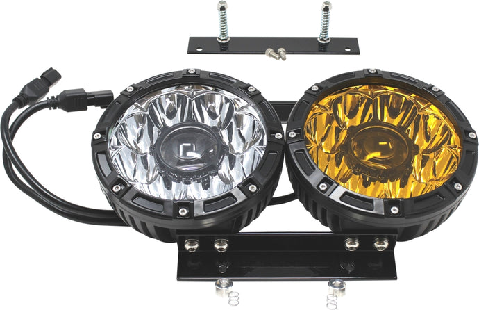 Letric Lighting Co. LLC-DB7-YC DB7 Dual 7in. Road Glide Headlight Kit