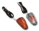 K&S Technologies 25-8341 Mini Triangle Flush Mount Marker Lights - Clear - Single Filament