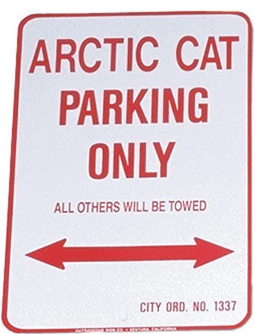 Voss 1218ACP 12x18in. Parking Only Sign - Arctic Cat