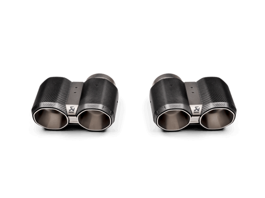 Akrapovic TP-CT/69 AKR Tail Pipe Set - Carbon