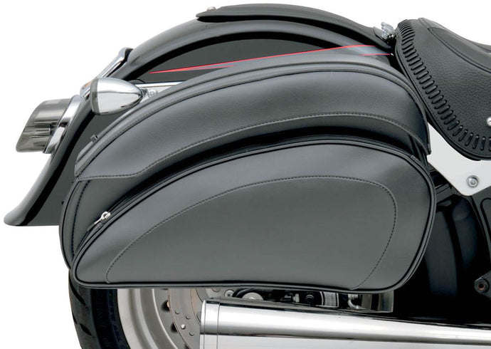 Saddlemen EX000556 Cruisn Deluxe Saddlebag Set with Chrome Saddlebag Supports