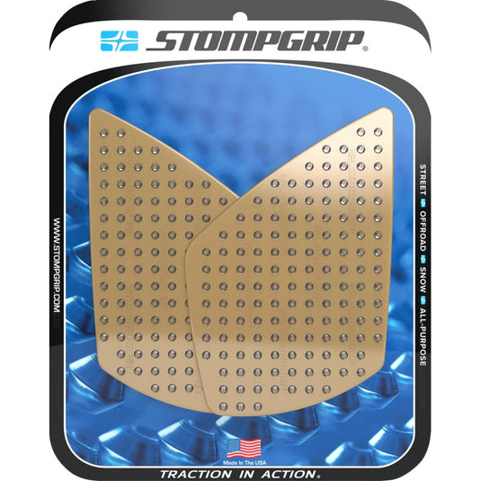 Stompgrip 55-10-0199C Volcano Profile Traction Tank Grip - Street - Clear