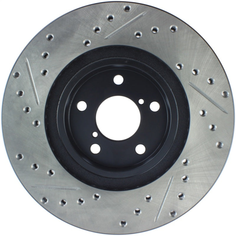 Load image into Gallery viewer, Stoptech 127.47012L ST Slot &amp; Drill Brake Rotors
