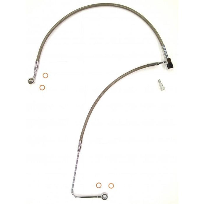 Magnum SSC1101-00 Clear Coated XR Stainless Lower Front Brakeline Kit