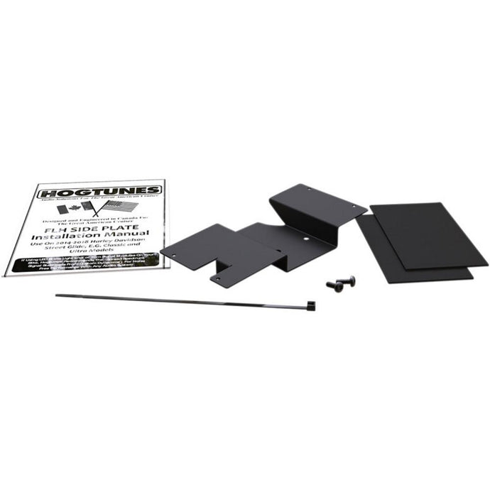 Hogtunes FLH SIDE PLATE-RM Additional Side Mounting Plate Kit for 300 Watt Amplifier Kit