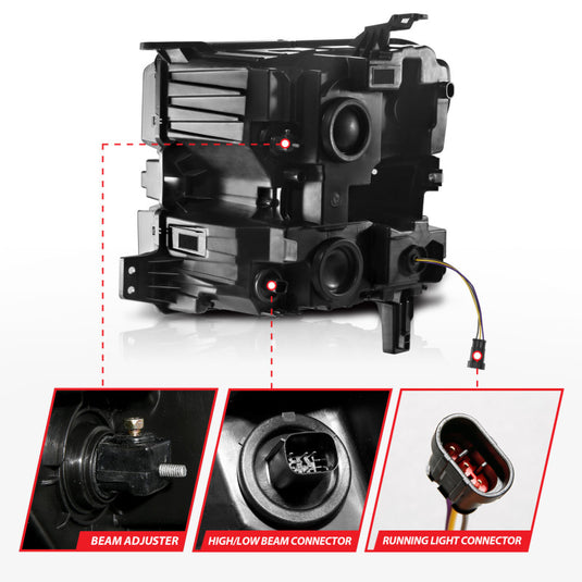 Anzo 111566-R ANZ LED/Projector Headlights