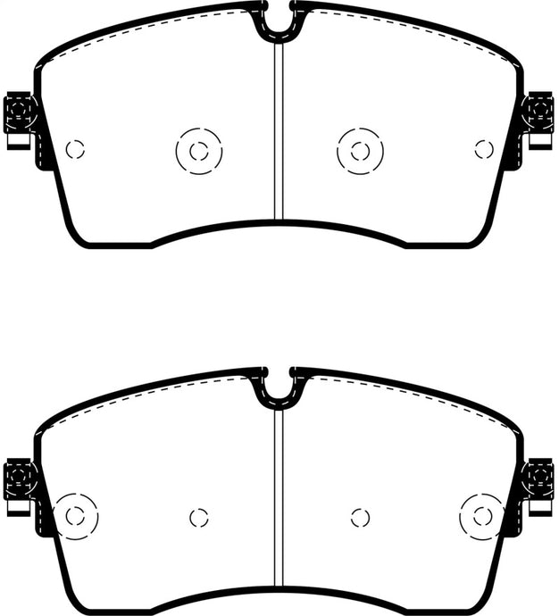 Ebc DP42385R EBC Yellowstuff Brake Pad Sets