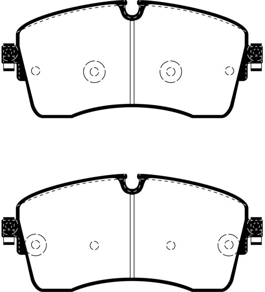 Ebc DP42385R EBC Yellowstuff Brake Pad Sets