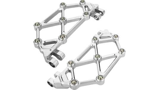 Arlen Ness 410-046 Mini Diamond Floorboard - Driver - Chrome
