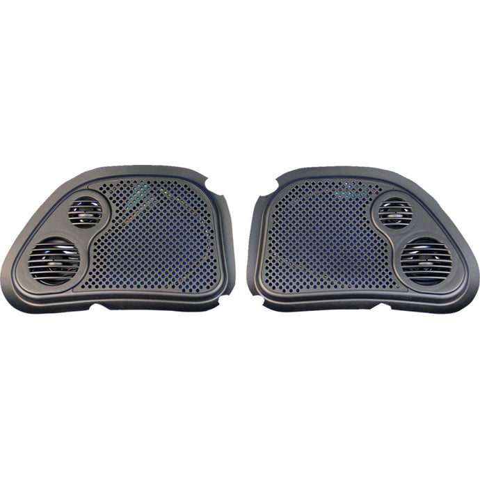 J&M RKGR-HRG06 Rokker Fairing Grill Set with Tweeter