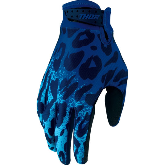 Thor Launchmode Namir Youth Gloves (Small, Blue/Navy)
