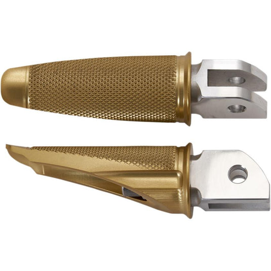 Speed Merchant SM-HDSTSPG Speedpegs Footpegs - Gold Anodized Finish