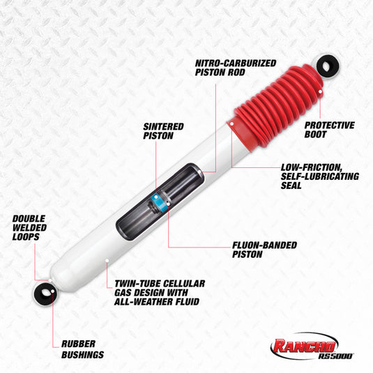 Rancho RS5410 RHO RS5000 Steering Stabilizer