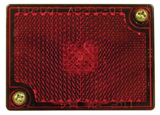 Peterson Manufacturing V114R Light for Clearance/Side Marker Light w/Reflex - Red