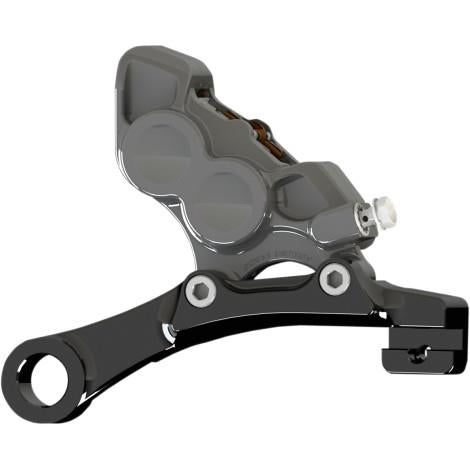 Arlen Ness 02-325 4-Piston Brake Rear Caliper/Bracket - Black