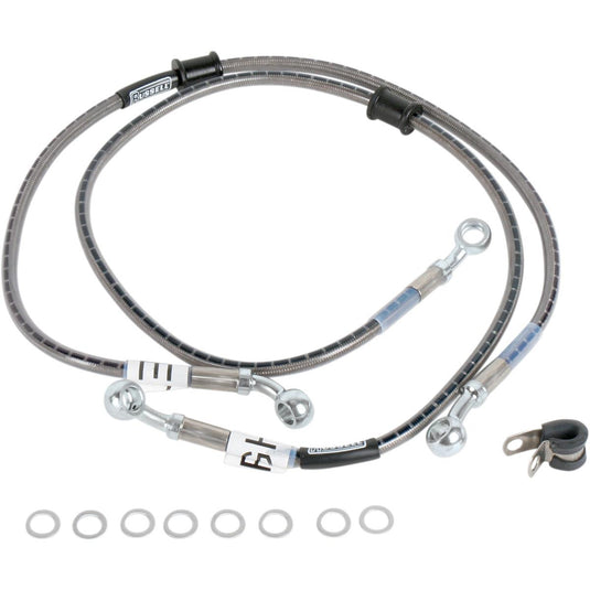 Russell R08369 Cycleflex Brake Line Two-Line Race Kit