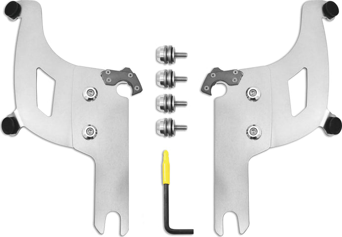 Memphis Shades MEK2042 Trigger-Lock Mount Kit for Bullet Fairing - Polished