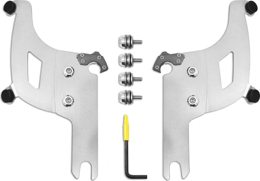 Memphis Shades MEK2042 Trigger-Lock Mount Kit for Bullet Fairing - Polished