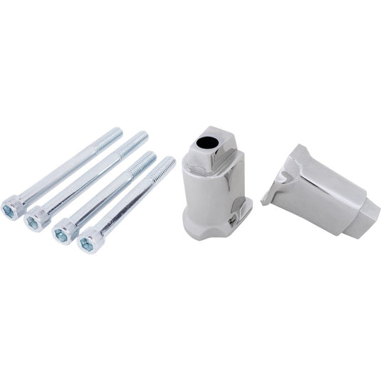 Drag Specialties 1621-1006 Support Brackets for Passenger Floorboard Mount Kit - Chrome