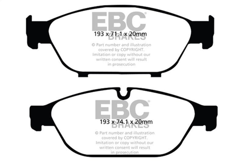 Load image into Gallery viewer, Ebc DP42086R EBC Yellowstuff Brake Pad Sets
