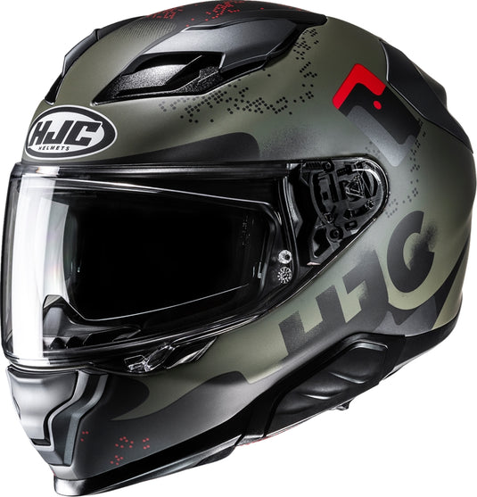 Hjc F71 Faco Helmet (Medium, Semi-Flat Red (MC-1SF))