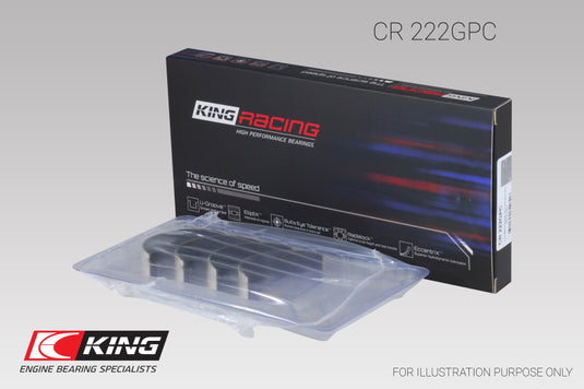 King Engine Bearings CR222GPC KING Connecting Rod Bearings