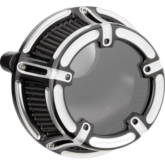 Arlen Ness 600-237 Method Clear Sucker Air Cleaner Kit - Black Anodized with Machined Accents