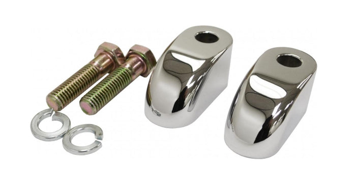 La Choppers LA-7416-01 Pullback Extensions for Handlebar Risers - 1in. - Chrome