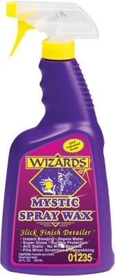 Wizards 01235 Mystic Spray Wax Slick Finish Detailer - 22oz.