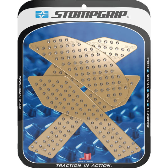 Stompgrip 55-10-0144C Volcano Profile Traction Tank Grip - Street - Clear