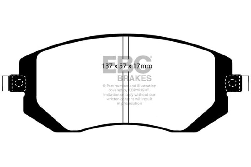 Load image into Gallery viewer, Ebc DP81661RPX EBC RP-X Brake Pad Sets
