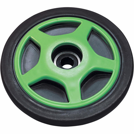 Parts Unlimited 04-200-10 Colored Idler Wheel - 6.38in. x .75in. (With Insert) - Green