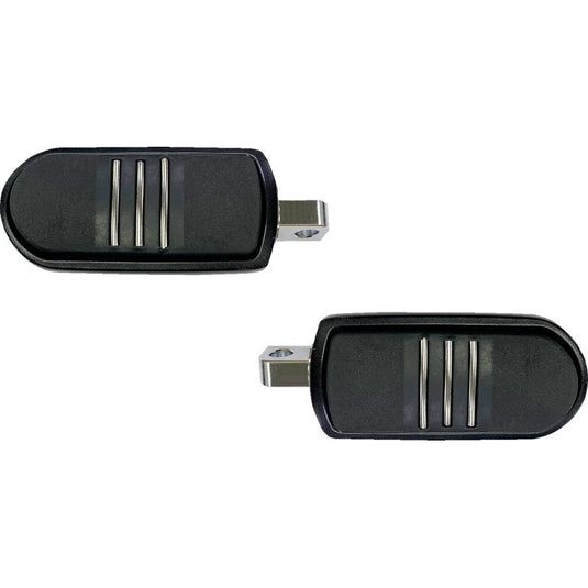 Drag Specialties 1620-2480 Sweeper Foot Pegs - Black - FX
