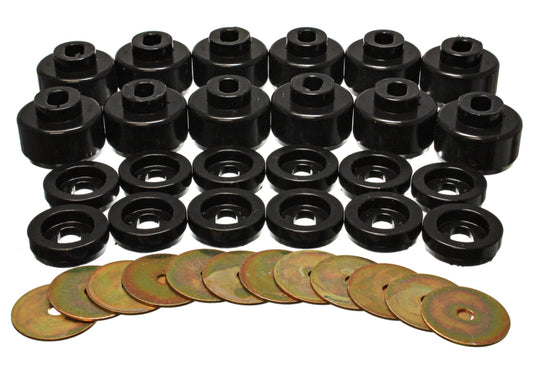 Energy Suspension 3.4156G ES Body Mounts - Black