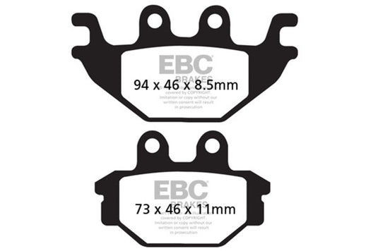 Ebc Powersports FA377X EBC FA-SFA-X Brake Pads