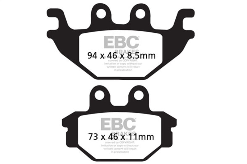 Load image into Gallery viewer, Ebc Powersports FA377R EBC R Sintered Brake Pads
