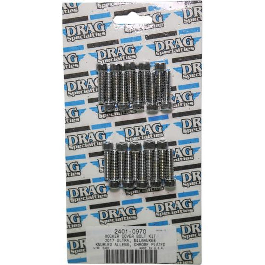 Drag Specialties 2401-0971 Rocker Cover Bolt Kit - Smooth