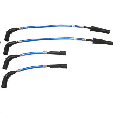 Magnum 3047B Braided Spark Plug Wires - Blue