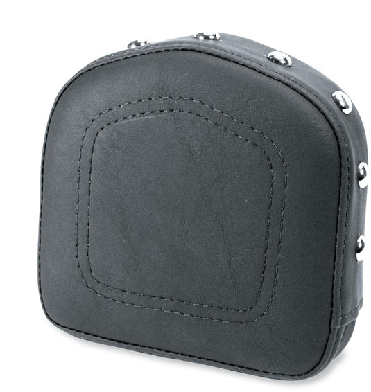Saddlemen 0408Y Gravestone Sissy Bar Pad for Explorer Special Style Seat - Chrome Studded - 6.5in. x 6.5in.