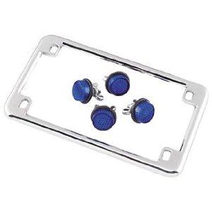 Chris Products CH150B License Plate Reflectors - Blue