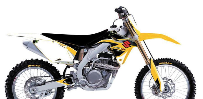 Dcor 20-40-250 Suzuki Race Complete Graphics Kit - Black